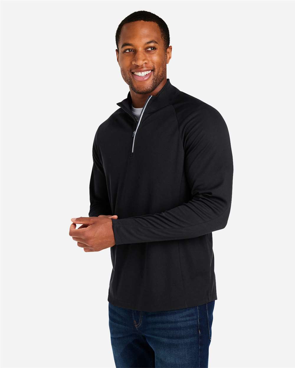 Men's Origin Performance Pique Quarter-Zip Pullover | CE418