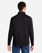 Sudadera de malla con bloqueo de color y cremallera de cuarto para hombre Market Snag Protect | CE404