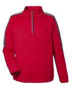 Sudadera de malla con bloqueo de color y cremallera de cuarto para hombre Market Snag Protect | CE404