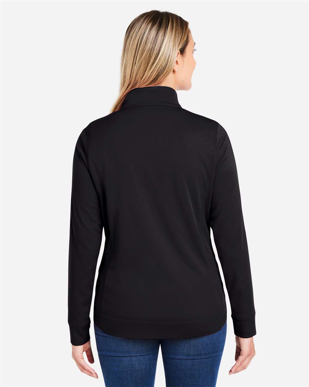 Women's Market Snag Protect Mesh Colorblock Quarter-Zip Pullover | CE404W