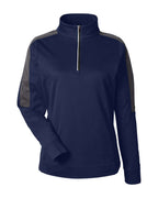 Women's Market Snag Protect Mesh Colorblock Quarter-Zip Pullover | CE404W