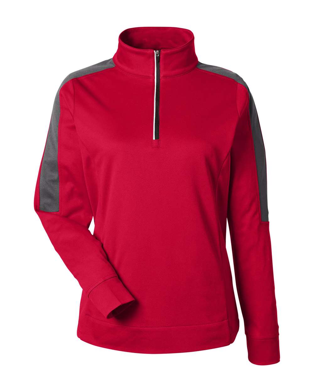 Women's Market Snag Protect Mesh Colorblock Quarter-Zip Pullover | CE404W