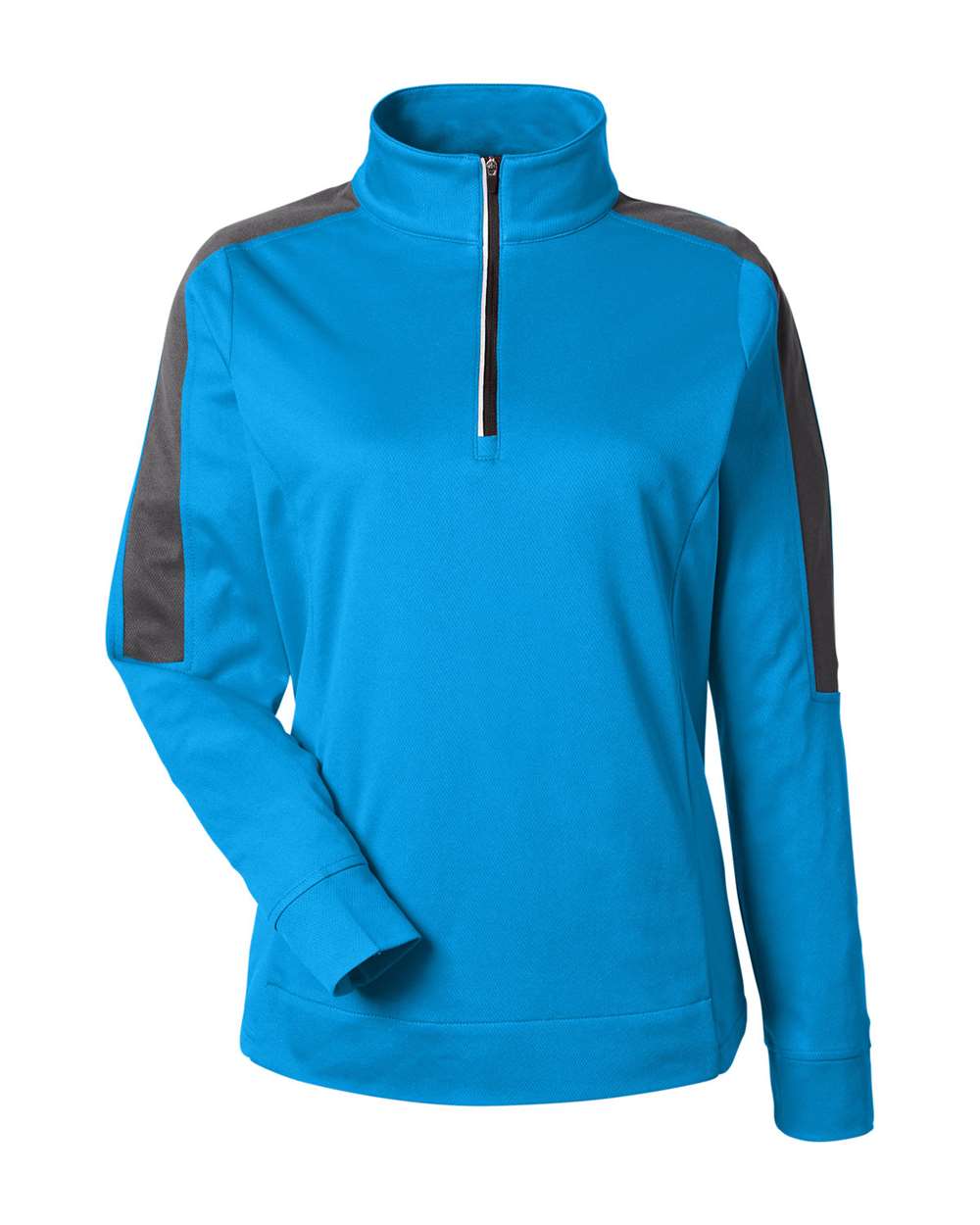 Women's Market Snag Protect Mesh Colorblock Quarter-Zip Pullover | CE404W