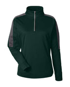 Women's Market Snag Protect Mesh Colorblock Quarter-Zip Pullover | CE404W
