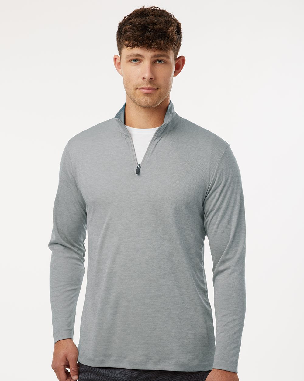 Men's Pro-Lock Performance Mélange Quarter-Zip Pullover | 4HM700