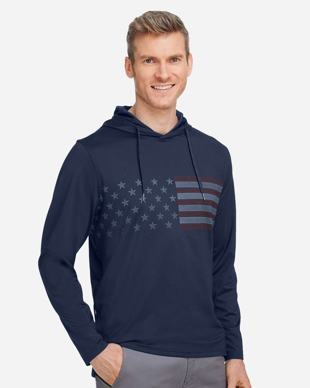 Men's Volition Patriotic Hooded Pullover | 537474