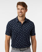 Men's Ultimate365 Mesh Print Polo | A2012