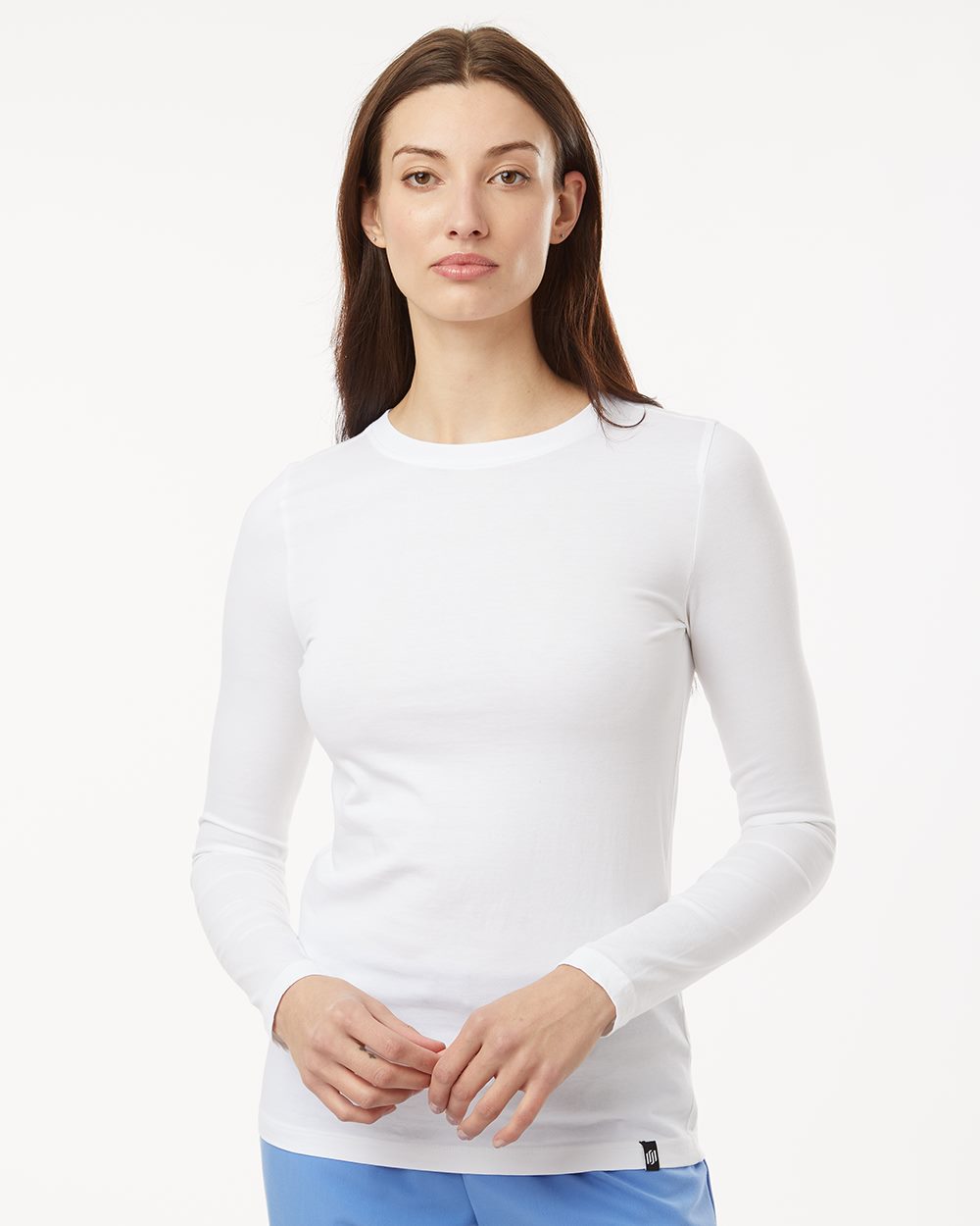 Camiseta de manga larga para mujer RegenX Cotton Underscrub | W30002U