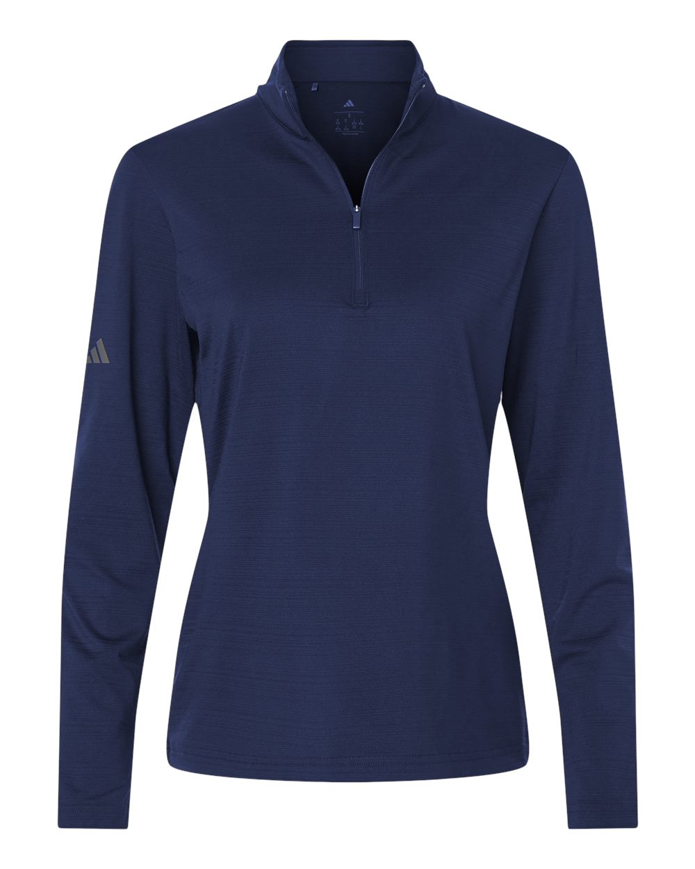 Women's Textured Stripe Quarter-Zip Pullover | A709