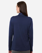 Women's Textured Stripe Quarter-Zip Pullover | A709
