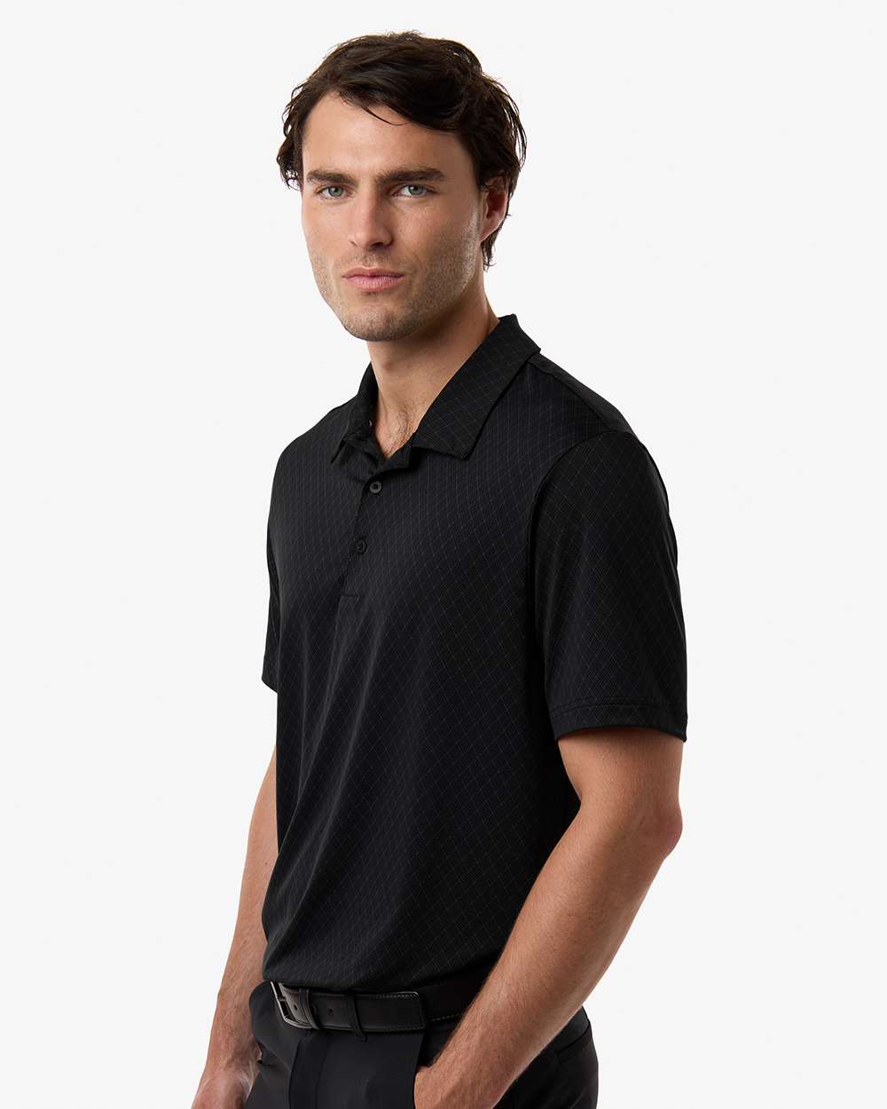 Men's 4-Way Stretch Printed Polo | A716