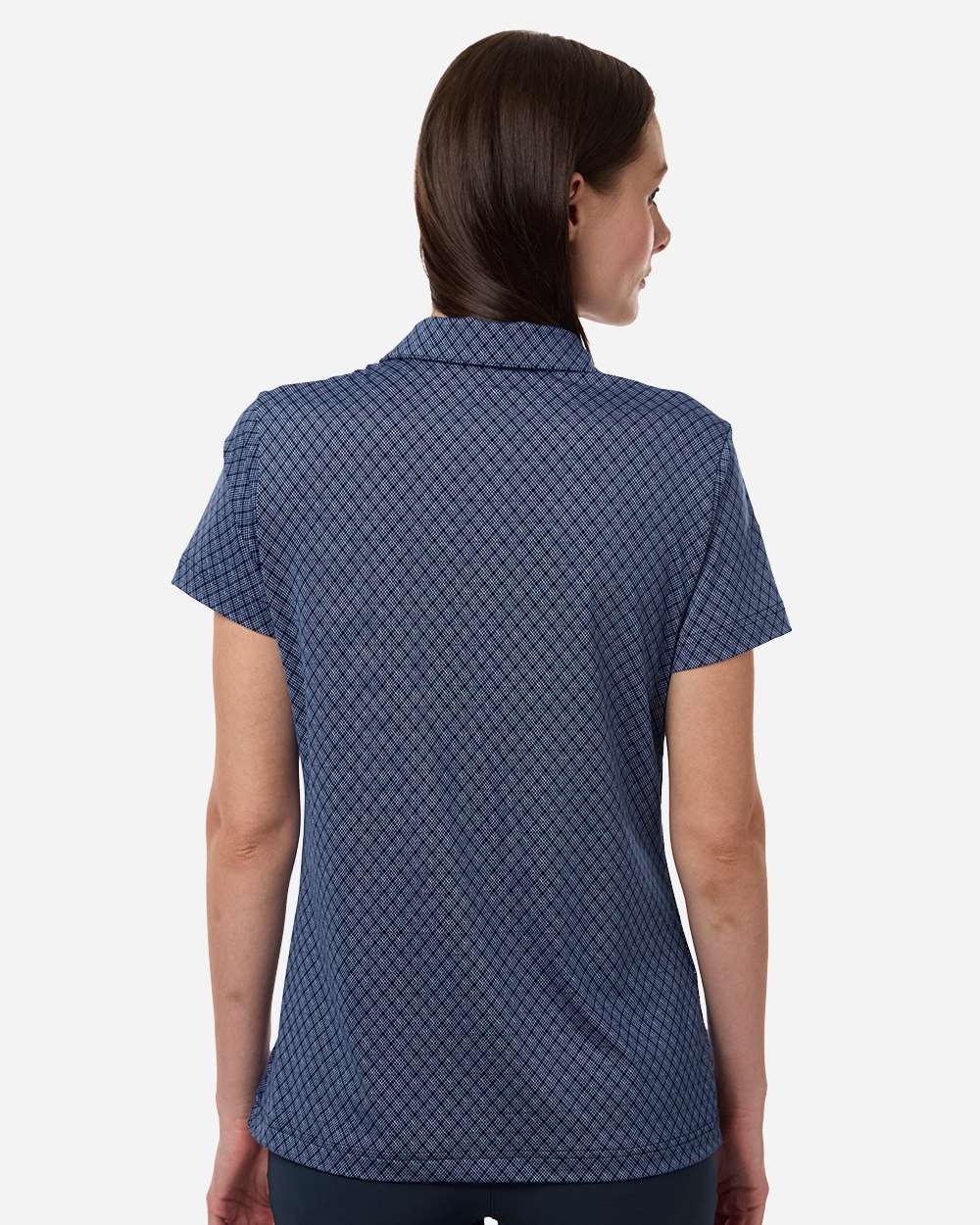 Women's 4-Way Stretch Printed Polo | A717