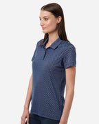 Women's 4-Way Stretch Printed Polo | A717
