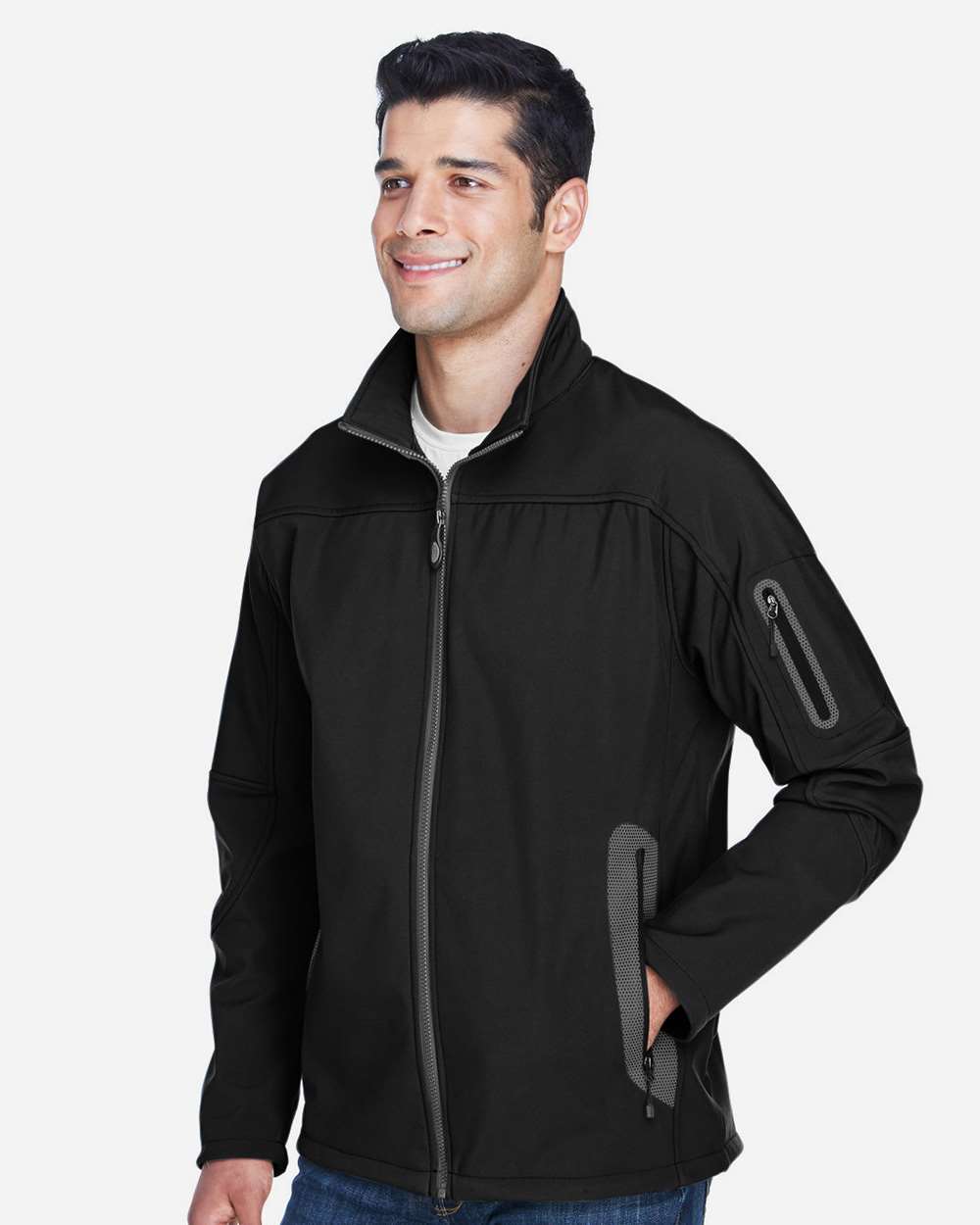 Men's Three Layer Fleece Bonded Shell Technical Jacket | 88138