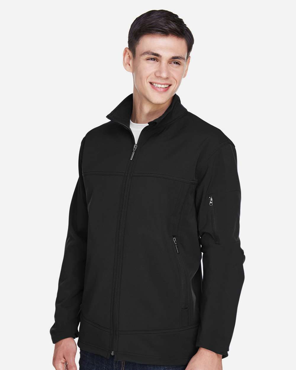 Men's Three Layer Fleece Performance Soft Shell Jacket | 88099