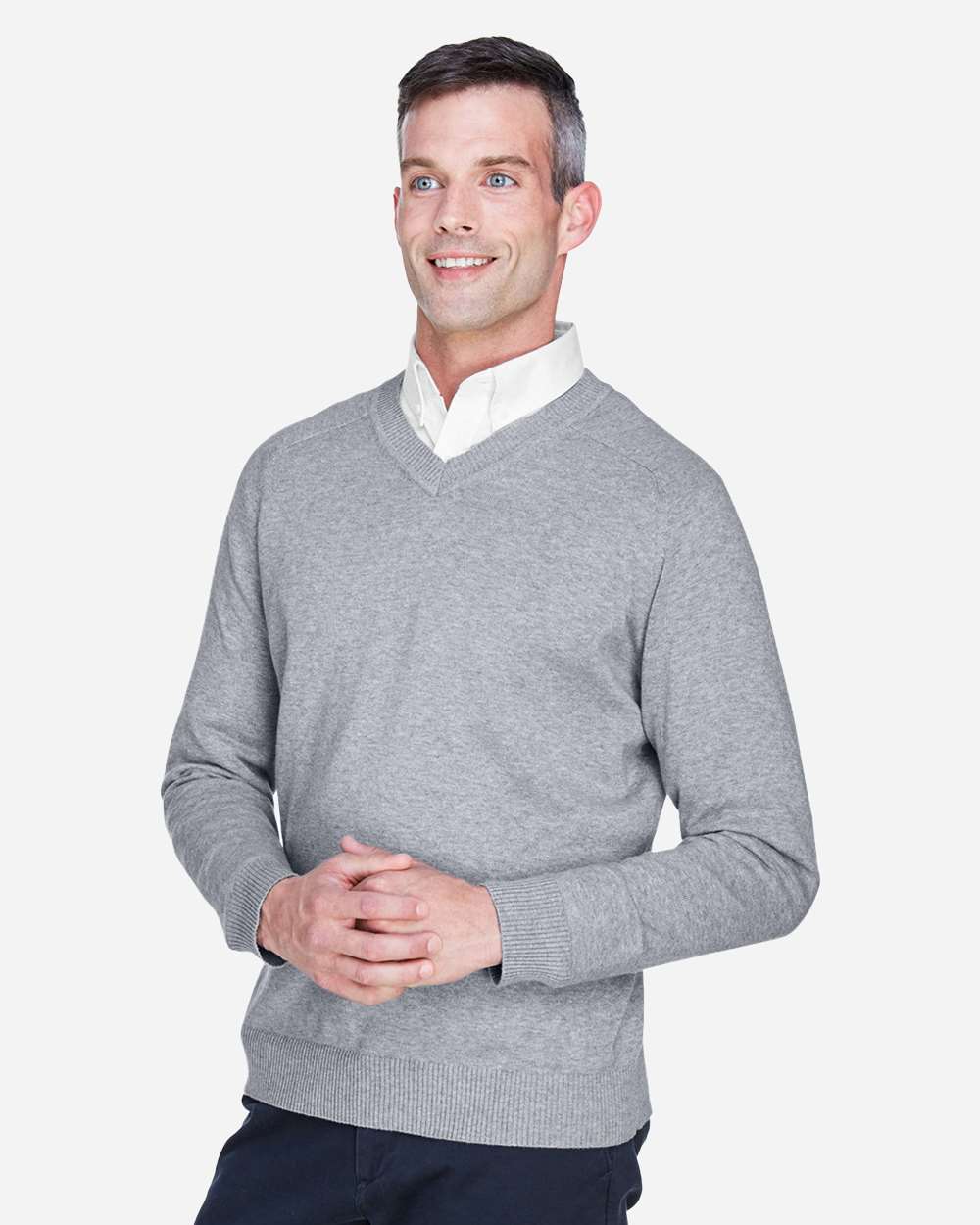 Men's V-Neck Sweater | D475