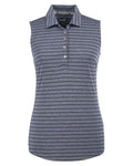 Women's Rotation Stripe Sleeveless Polo | 597222