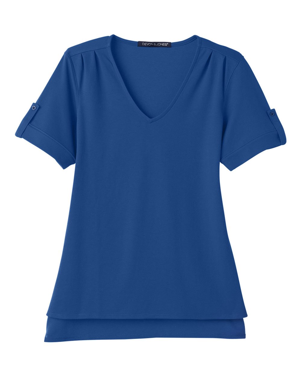 Camiseta de manga enrollada trenzada CrownLux Performance® para mujer | DG20WB