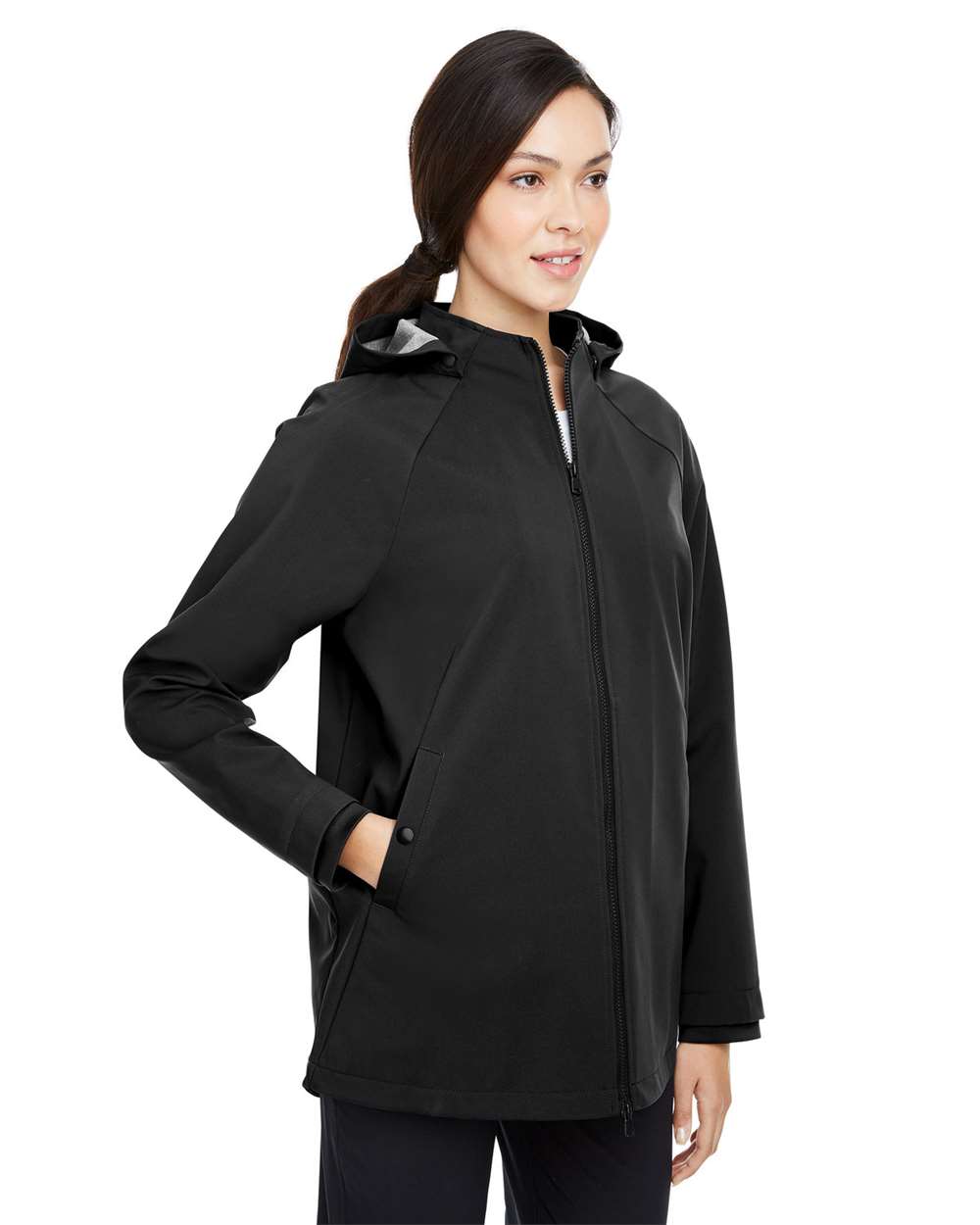Women's City Hybrid Soft Shell Hooded Jacket | NE718W