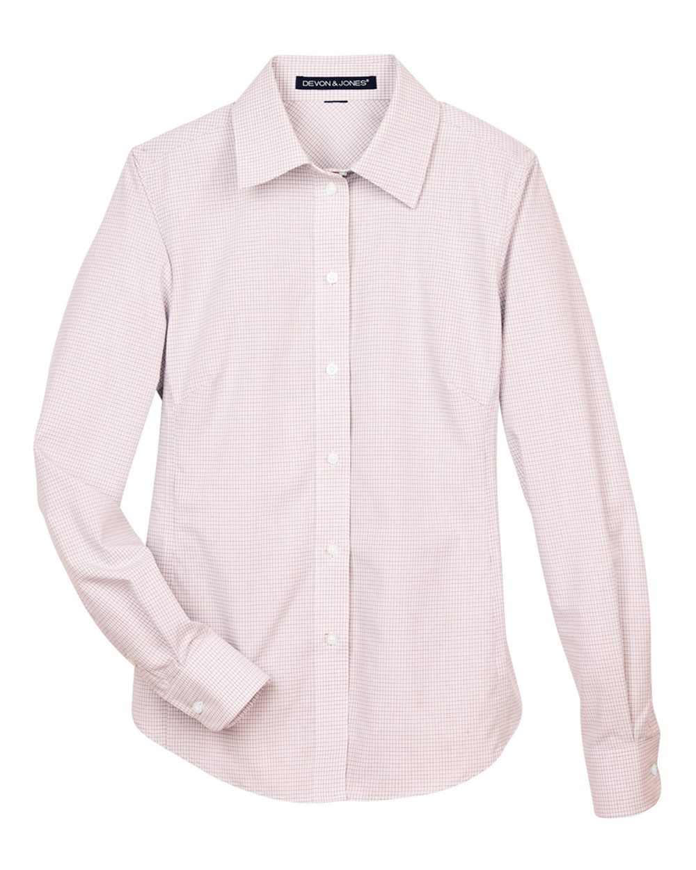 Women's Crown Collection® Micro Tattersall Woven Dress Shirt | DG510W