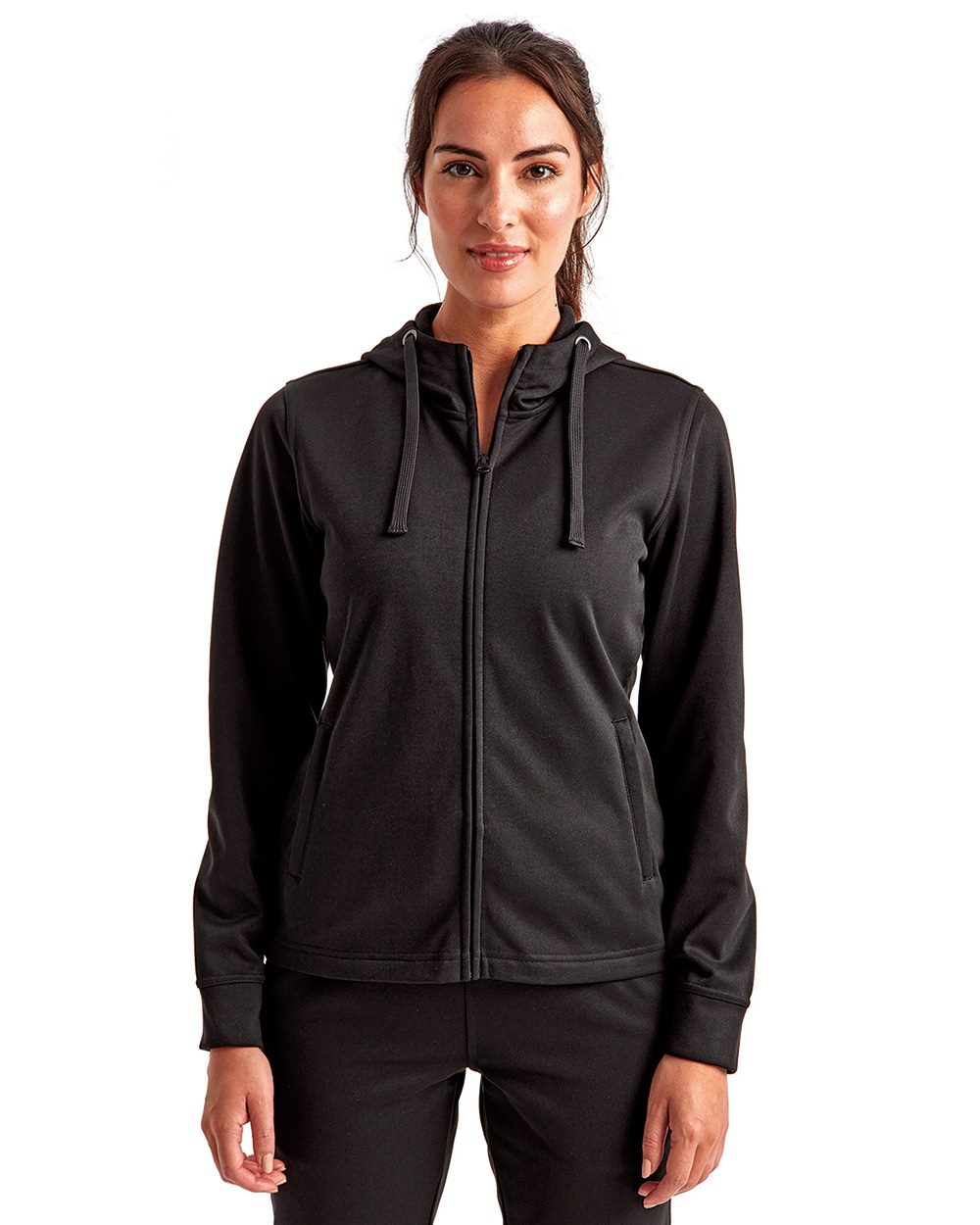 Women's Spun Dyed Full-Zip Hooded Sweatshirt | TD498