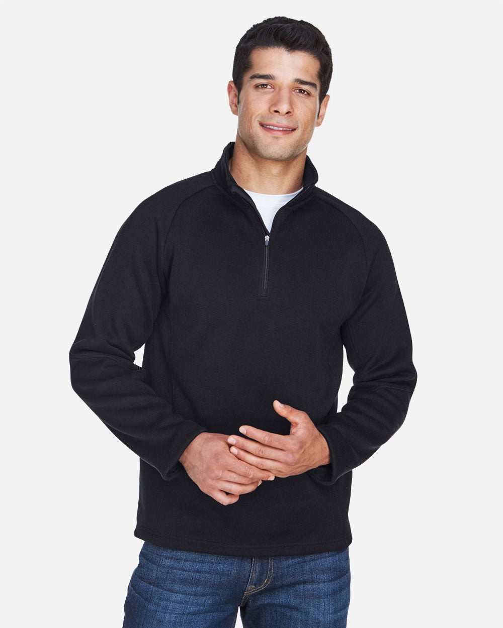Unisex Bristol Sweater Fleece Quarter-Zip Pullover | DG792