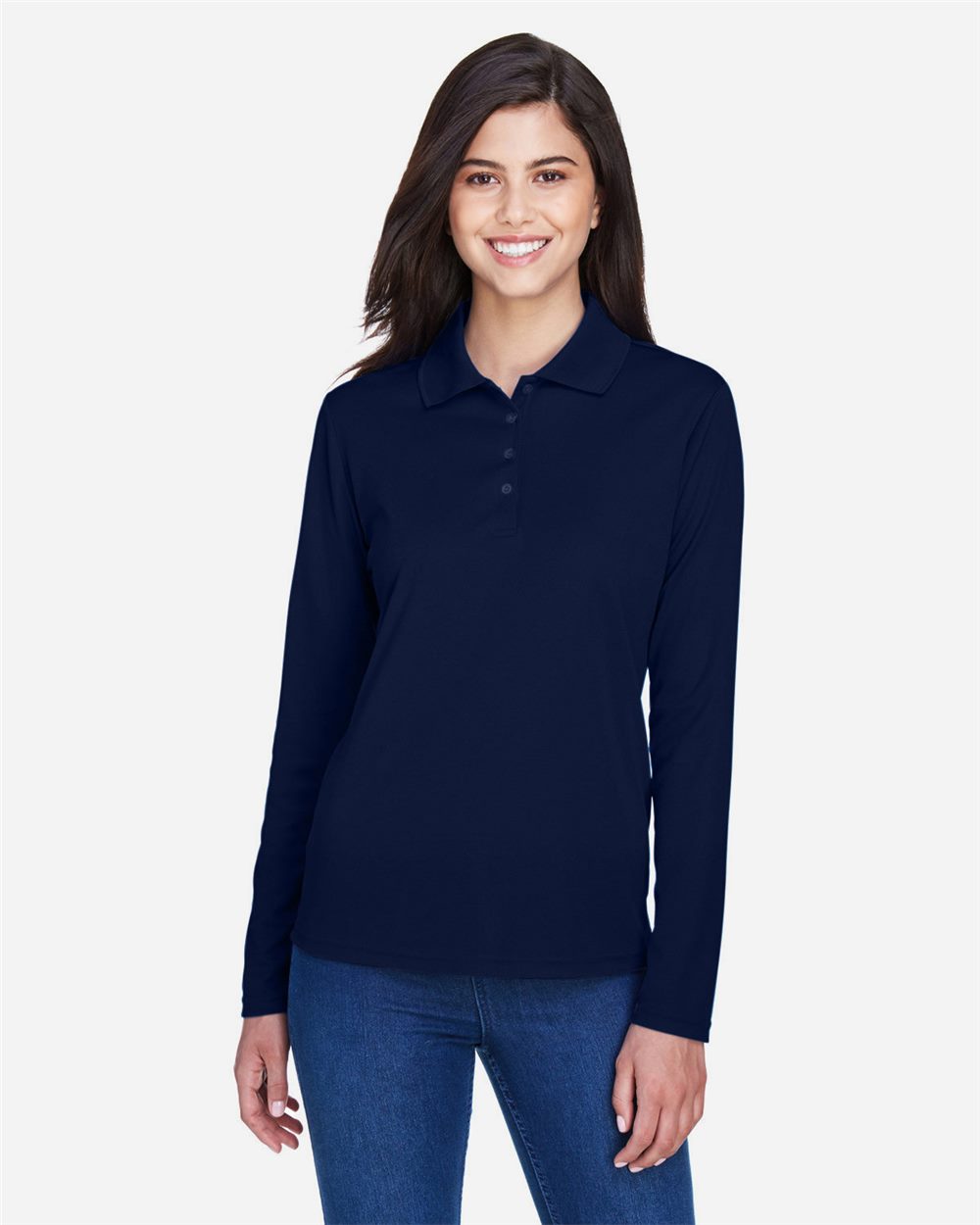 Women's Pinnacle Performance Long Sleeve Piqué Polo | 78192