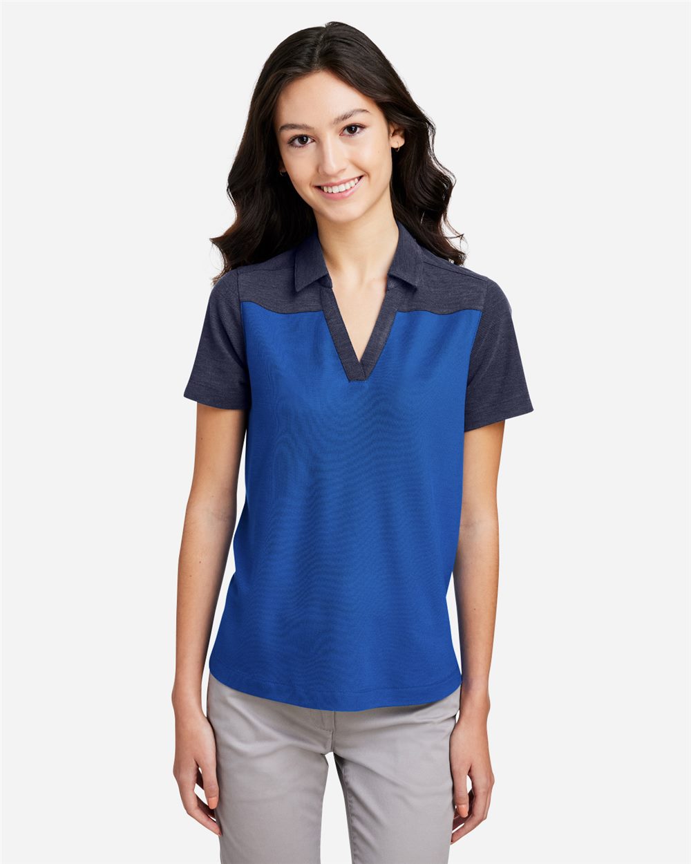 Women's Fusion ChromaSoft™ Colorblock Polo | CE112CW