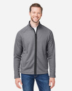 Men's Venture Heathered Stripe Full-Zip Jacket | CE72