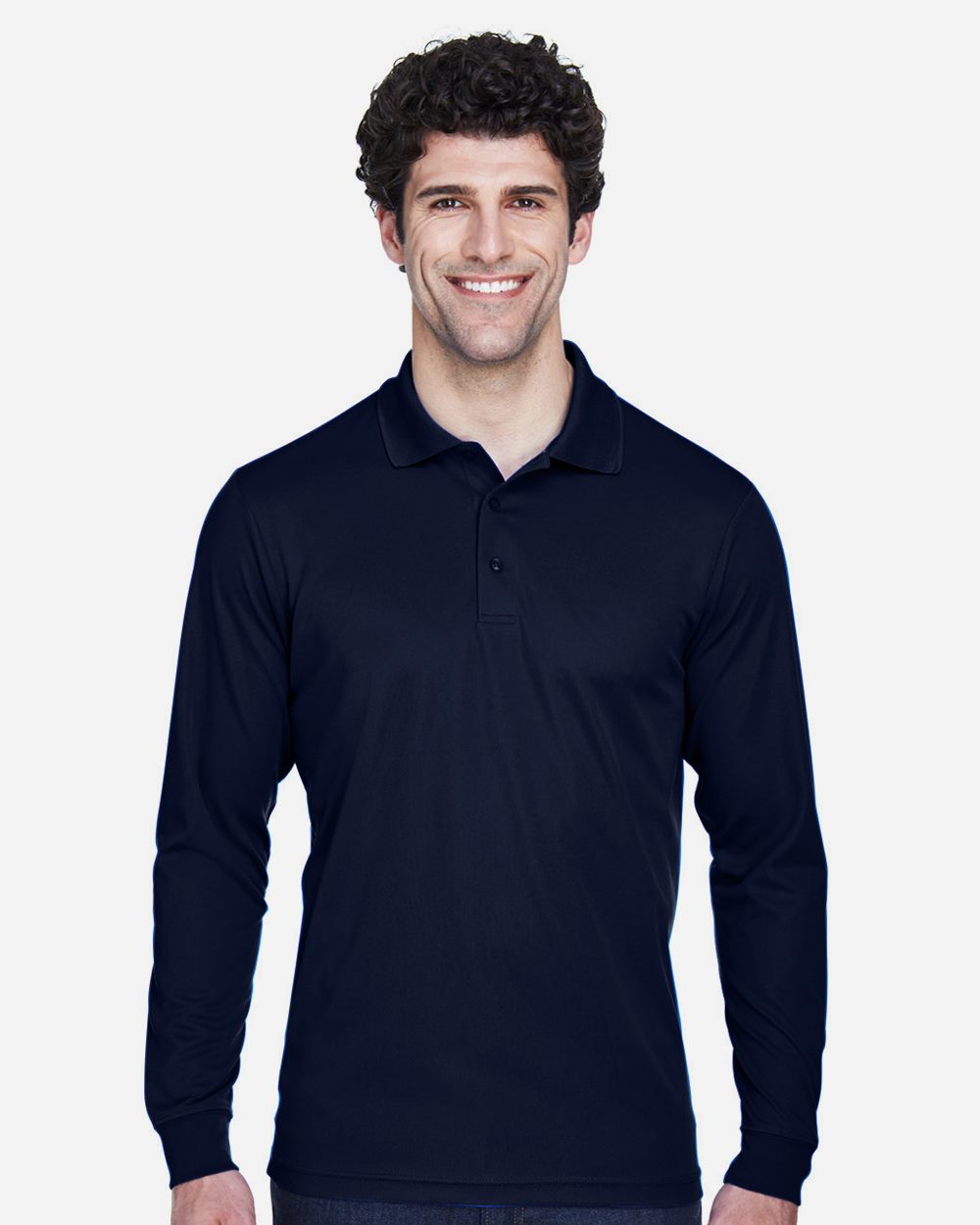 Men's Tall Pinnacle Performance Long Sleeve Piqué Polo | 88192T