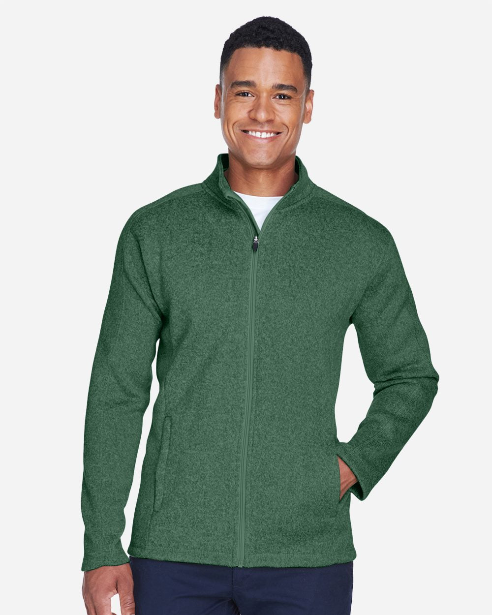 Men's Bristol Full-Zip Sweater Fleece Jacket | DG793