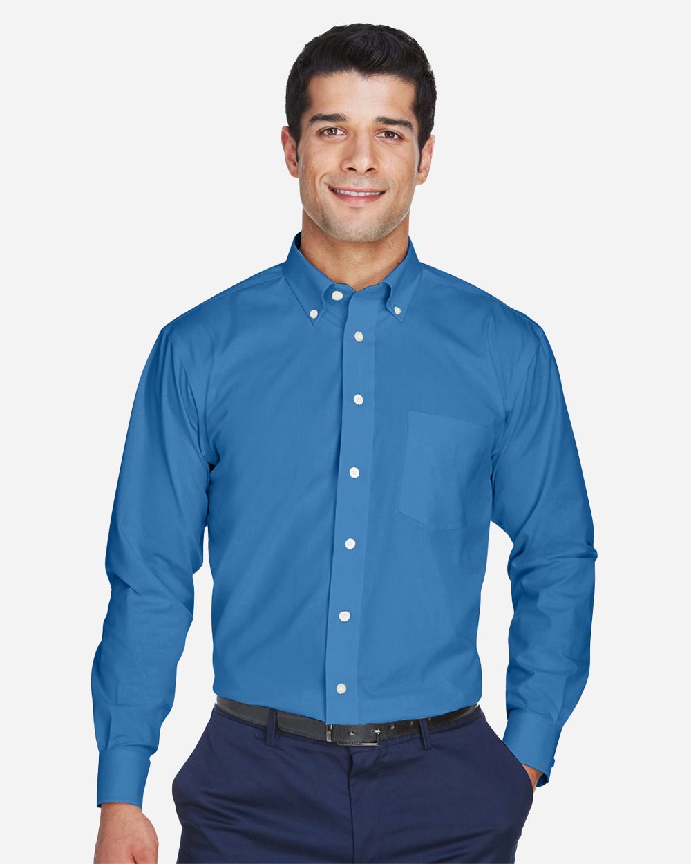 Men's Crown Collection® Oxford Woven Dress Shirt | D630