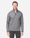 Sudadera para hombre Venture con cremallera de cuarto, rayas jaspeadas | CE73