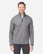Men's Venture Heathered Stripe Quarter-Zip Pullover | CE73