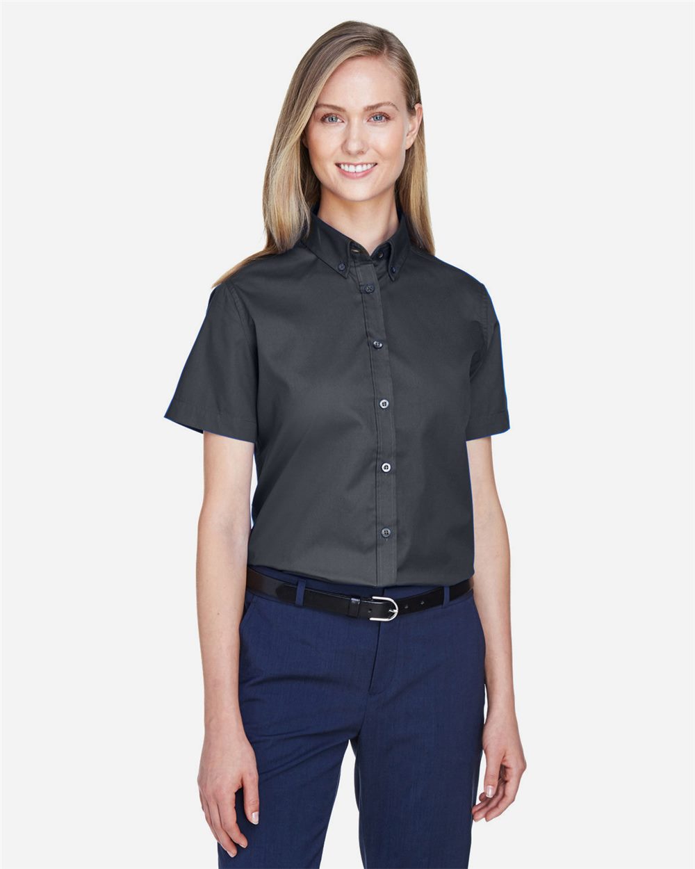 Women's Optimum Short Sleeve Twill Shirt | 78194