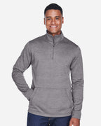 Men's Newbury Mélange Fleece Quarter-Zip Pullover | DG798