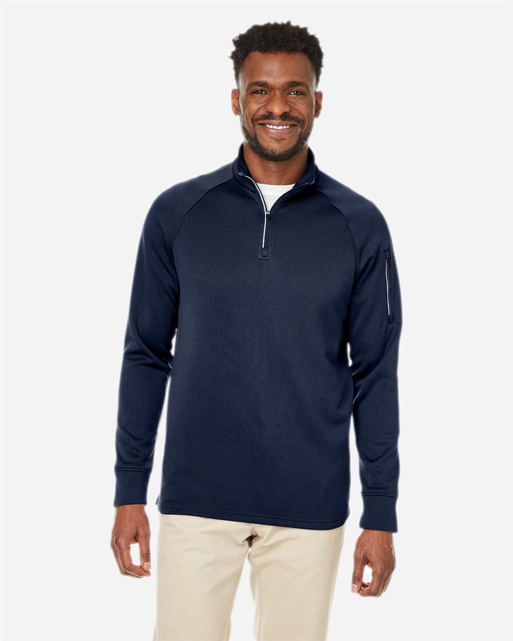 Unisex Fusion ChromaSoft™ Fleece Quarter-Zip Pullover | CE801