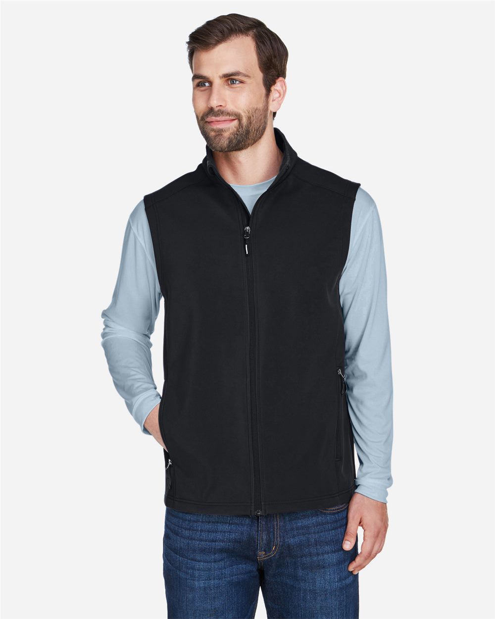Men's Cruise Two-Layer Fleece Bonded Soft Shell Vest | CE701