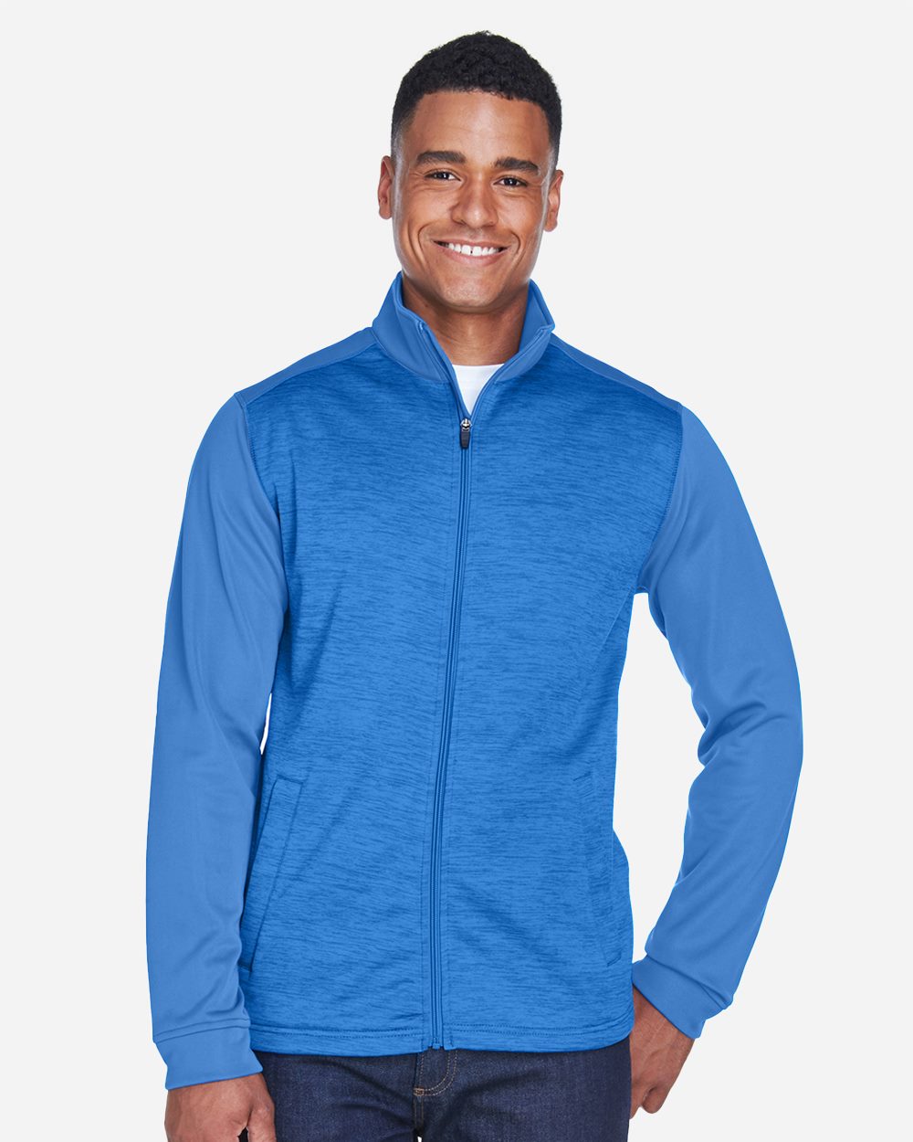 Men's Newbury Colorblock Mélange Fleece Full-Zip jacket | DG796