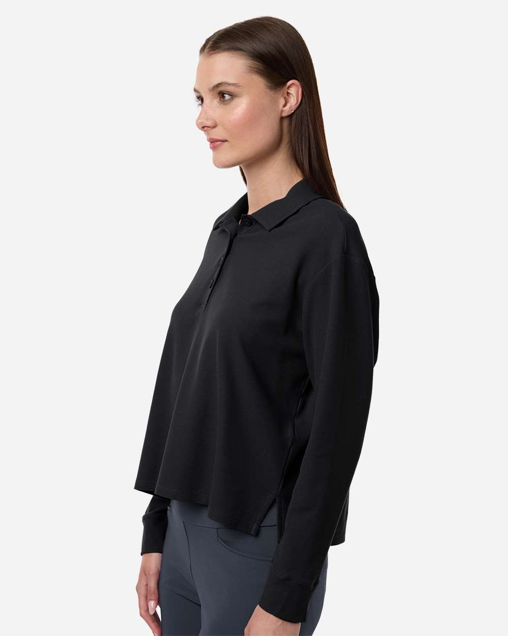Polo holgado de manga larga para mujer Beyond | A1008