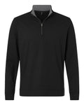 Adidas A2017 Men's Ultimate365 Classic Quarter-Zip Pullover - Black
