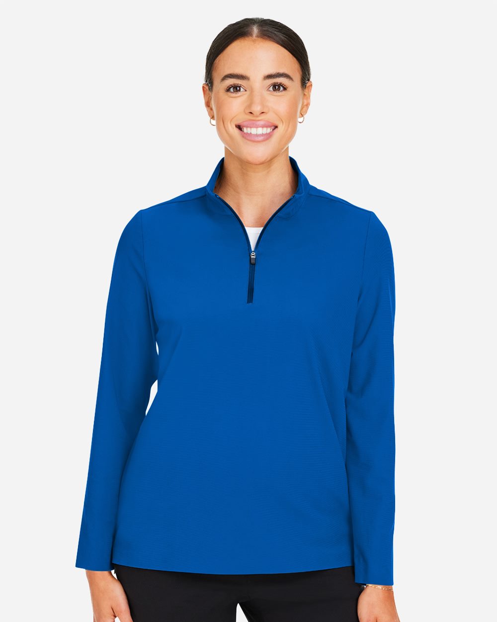 Women's CrownLux Performance® Windsor Welded Quarter-Zip Pullover | DG410W