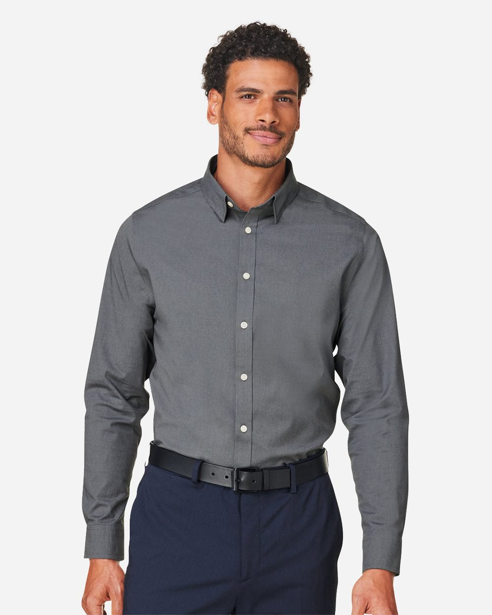 Men's CrownLux Performance® Spencer Poplin Dress Shirt | DG505