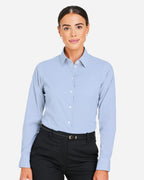 Women's CrownLux Performance® Microstripe Dress Shirt | DG537W