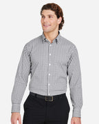 Men's CrownLux Performance® Gingham Dress Shirt | DG536