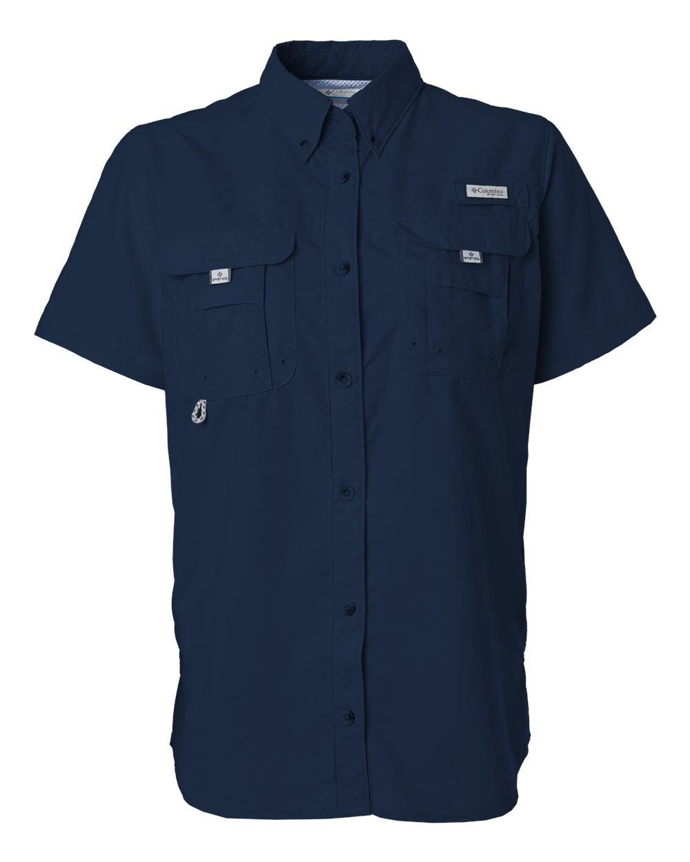 Columbia 212473 Women's PFG Bahama Short Sleeve Shirt - Collegiate Navy