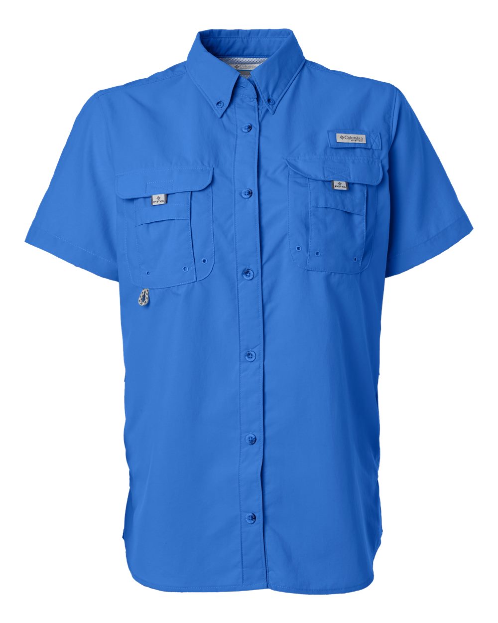 Columbia 212473 Women's PFG Bahama Short Sleeve Shirt - Vivid Blue