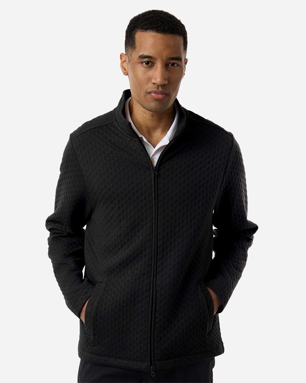 Men's Berkley Textured Full-Zip Jacket | DG740
