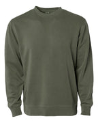 Sudadera unisex de peso medio teñida con pigmento y cuello redondo | PRM3500