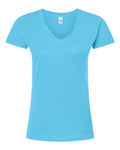 Women's Fine Jersey V-Neck T-Shirt | 214